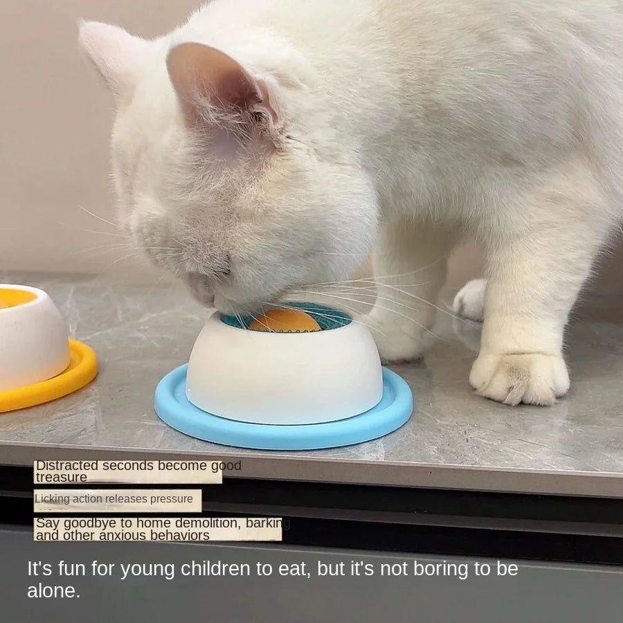 Jouet à lécher pour chien et chat – Distributeur anti-gloutonnerie